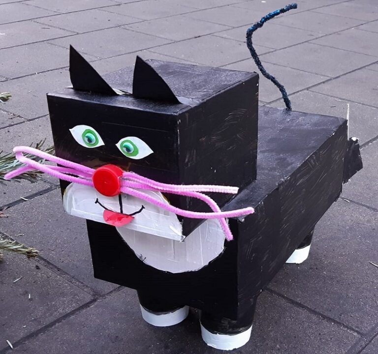 Kat of Poes maken Knutselen
